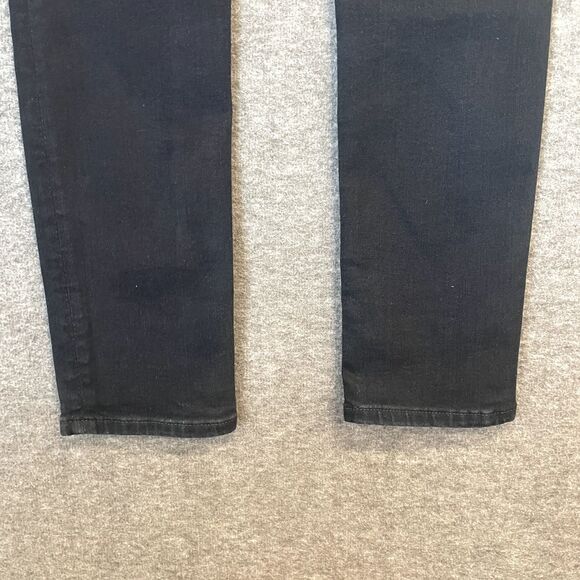 AG Adriano Goldschmied Prima Mid Rise Ankle Cigarette Leg Jeans Super Black 26R - Picture 8 of 16